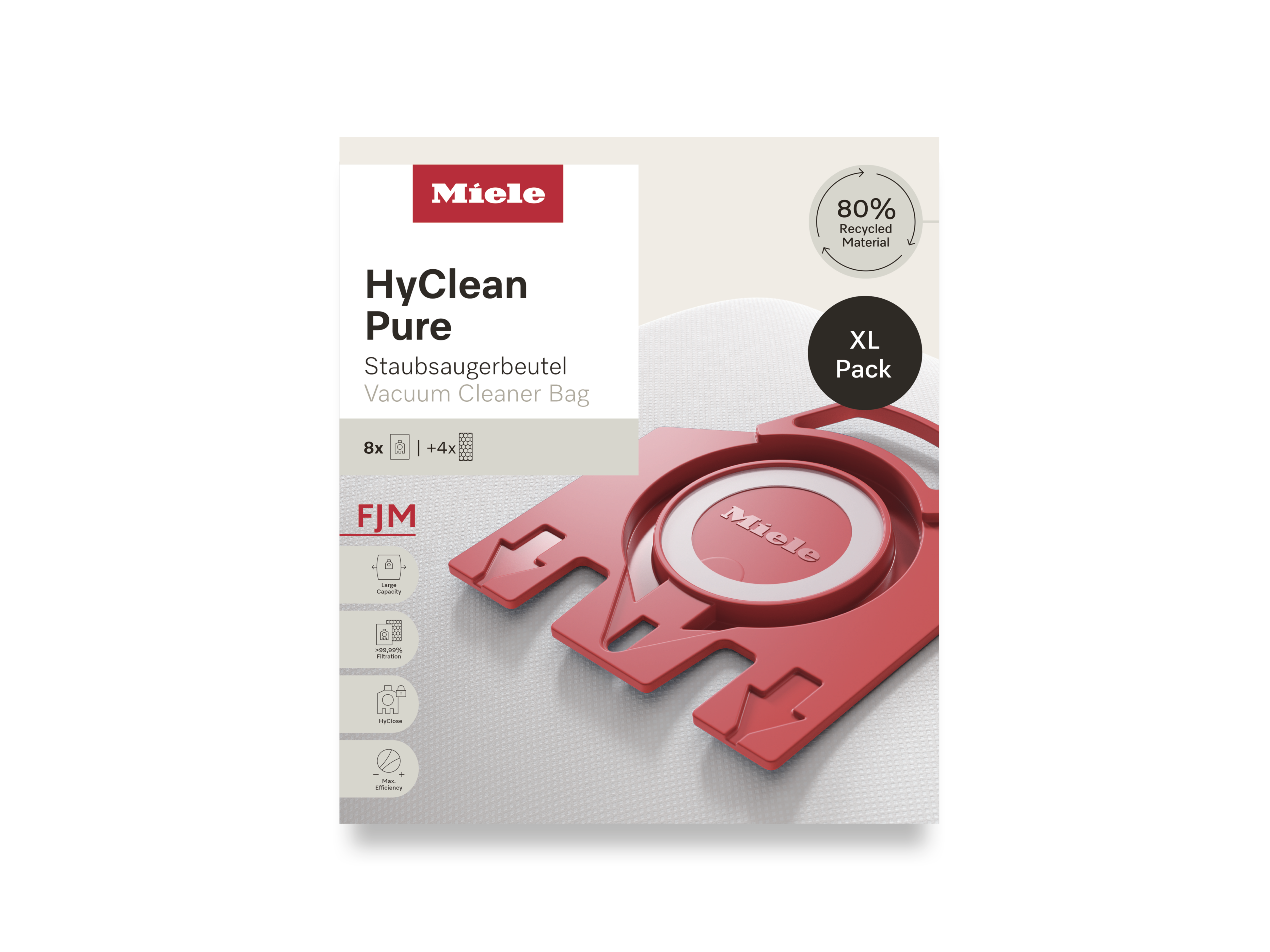 Комплект мешков-пылесборников HyClean Pure FJN XL Miele в официальном магазине Miele в Туле, доставка в пределах Тулы и России. Артикул 12498160. Лучшие цены, самый большой каталог в России, техника в наличии, быстрая доставка. Комплект мешков-пылесборников HyClean Pure FJN XL Miele купить в Туле | Всегда в наличии! | Артикул 12498160 | Официальный сайт
