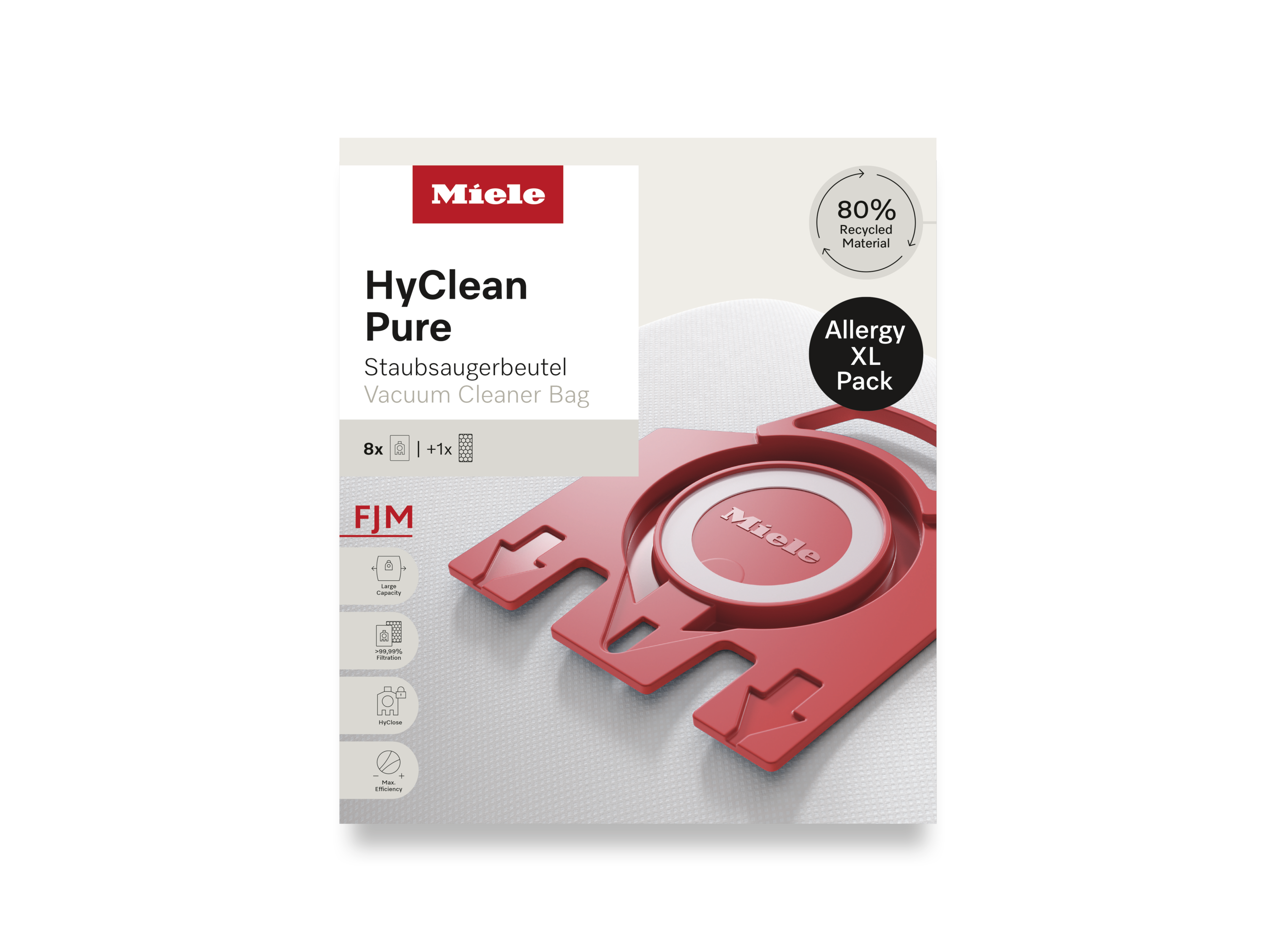 Комплект мешков-пылесборников HyClean Pure FJN Allergy XL Miele в официальном магазине Miele в Туле, доставка в пределах Тулы и России. Артикул 12498190. Лучшие цены, самый большой каталог в России, техника в наличии, быстрая доставка. Комплект мешков-пылесборников HyClean Pure FJN Allergy XL Miele купить в Туле | Всегда в наличии! | Артикул 12498190 | Официальный сайт