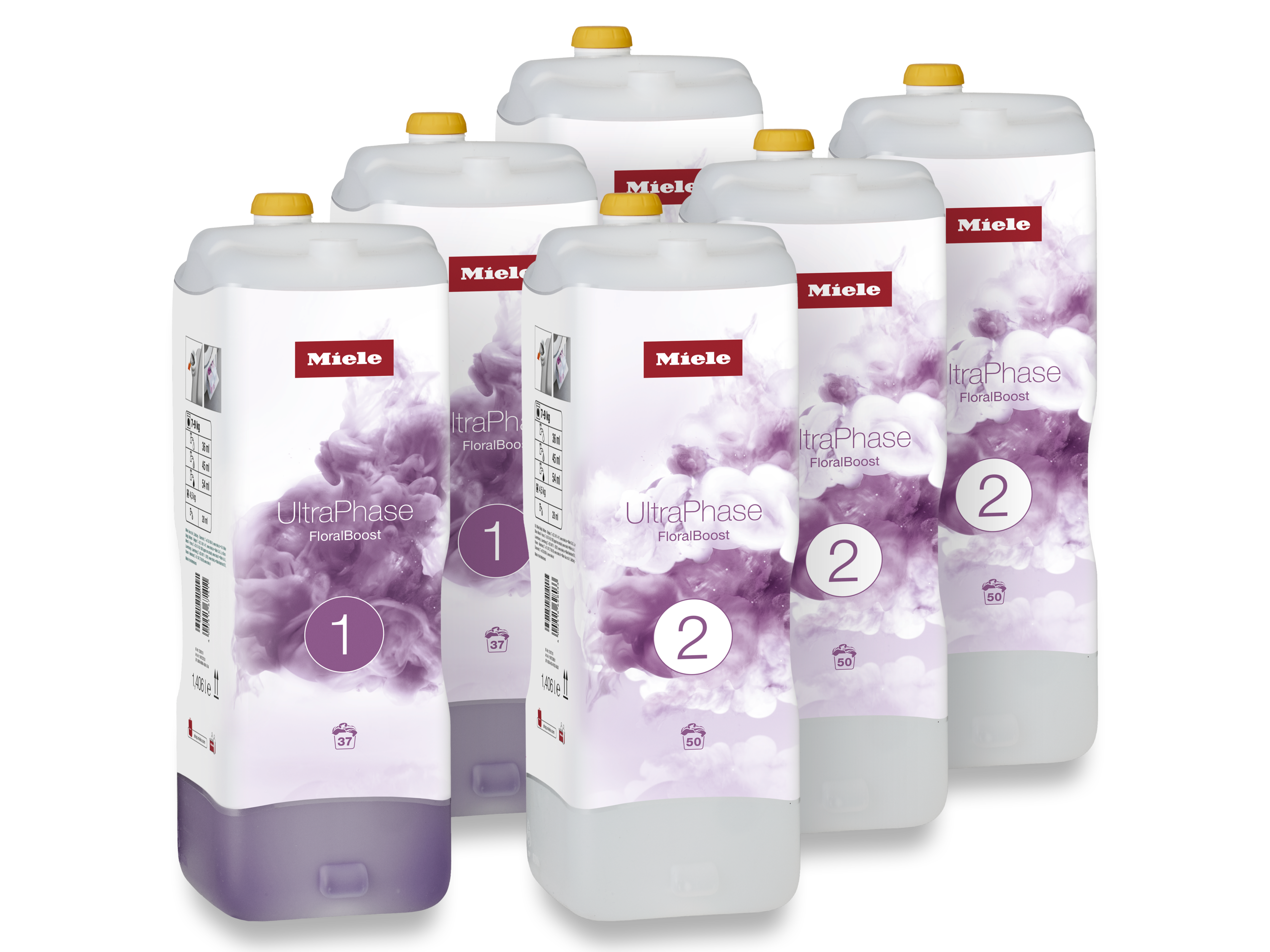 Набор картриджей для стирки UltraPhase FloralBoost Limited Edition (6 шт) Miele купить в Туле | Всегда в наличии! | Артикул 12282430 | Официальный сайт