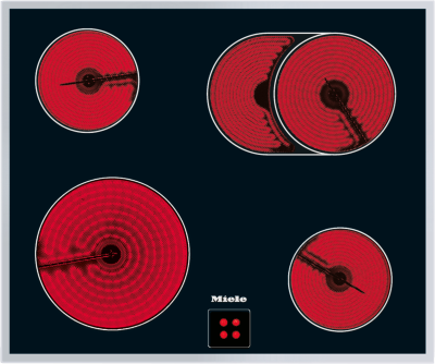 Варочная панель стеклокерамическая KM 6024 FR  черная