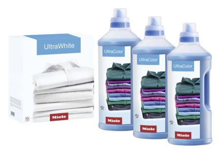 Набор моющих средств для стиральных машин 3хUltraColor + 1хUltraWhite Miele купить в Туле | Всегда в наличии! | Артикул 11347740 | Официальный сайт