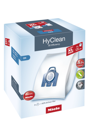 Комплект мешков пылесборников Allergy XL Pack 2 HyClean GN + фильтр HA 50 Miele купить в Туле | Всегда в наличии! | Артикул 10632880 | Официальный сайт